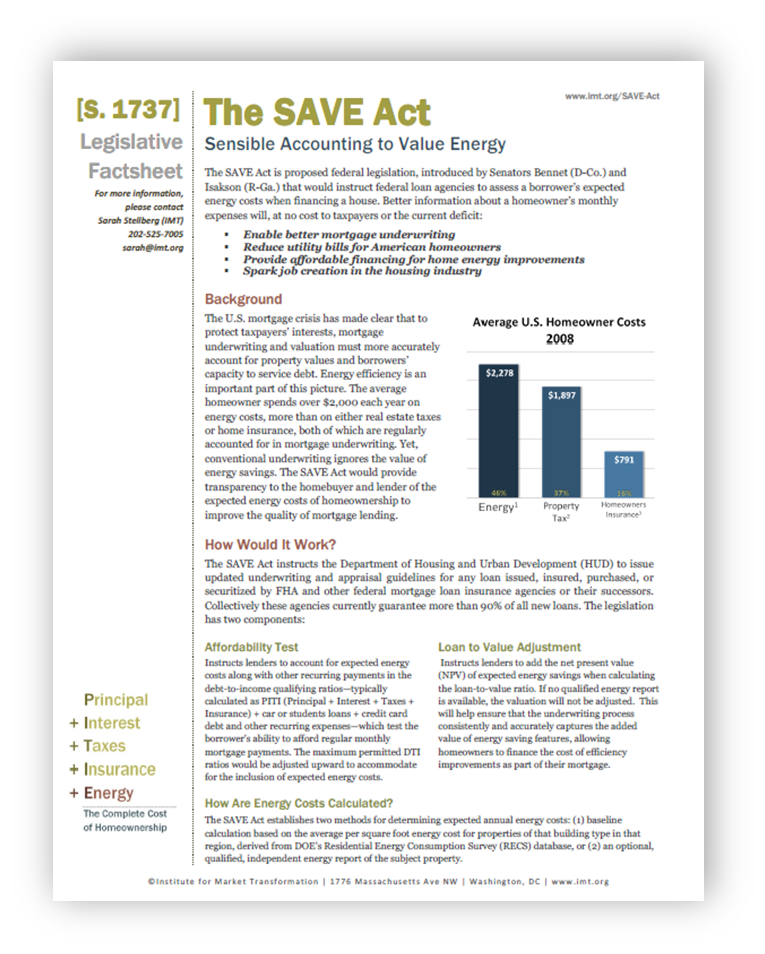 SAVEAct_Factsheet Fiberlite Technologies, Inc.