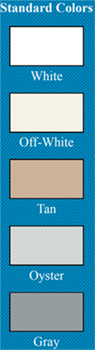 SATAC Commercial Building Insulation Color Chart