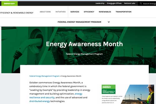 Energy.gov Energy Efficiency Month Page Preview from FTI
