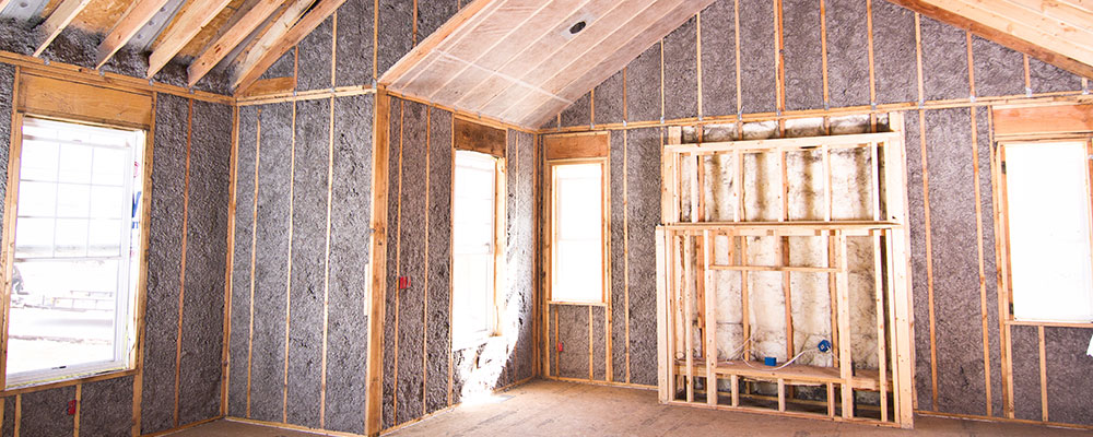 New Home Insulated With FIBER-LITE PLUS Cellulose Insulation5060
