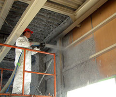 thermal performance,air infiltration,cellulose insulation,green building,commercial buildings