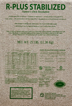 Products-R-Plus Stabilized cellulose insulation